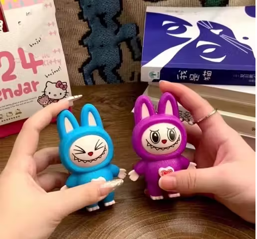 Labubu Face Changing Keychain