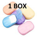 Disposable Soap Paper 1 Boxes Hand Cleaner