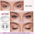 Magnetic Eyelashes without Eyeliner