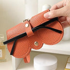 Soft Leather Sunglasses Bag