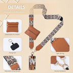 Phone Strap with Zippered Pouch