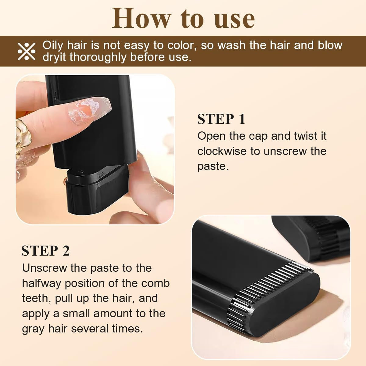 HAIR DYE STICK