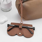 Soft Leather Sunglasses Bag