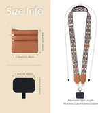 Phone Strap with Zippered Pouch