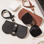 Soft Leather Sunglasses Bag
