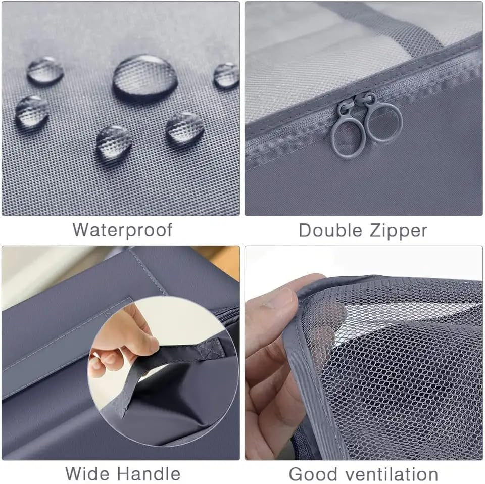 7 pcs Toiletry Bag,Foldable Luggage and Laundry Bag