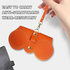Soft Leather Sunglasses Bag